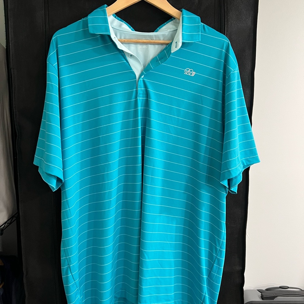 Men’s Blue Good Good Golf Polo